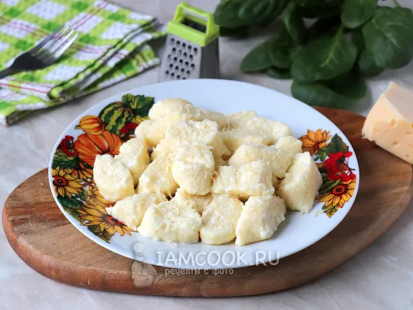 Фото блюда: Ленивые вареники с сыром