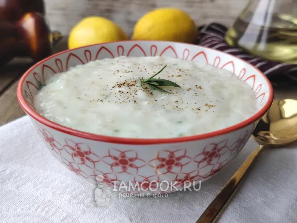 Фото блюда: Йогуртовый суп
