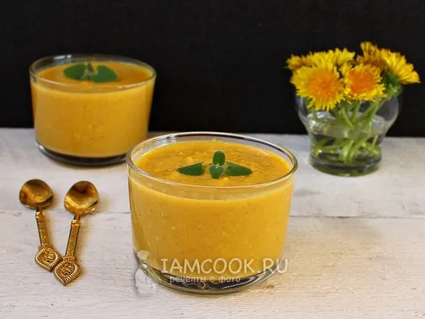Фото блюда: Смузи из тыквы с овсяными хлопьями