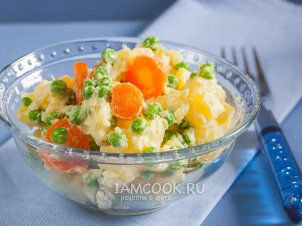 Фото готового блюда: Аргентинский салат «Ensalada rusa»