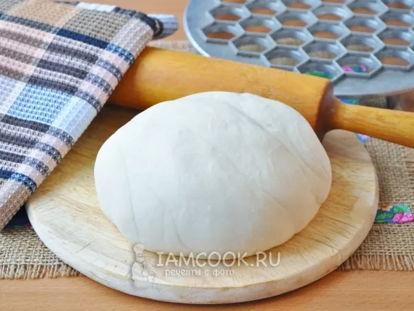 Фото блюда: Тесто для пельменей на молоке