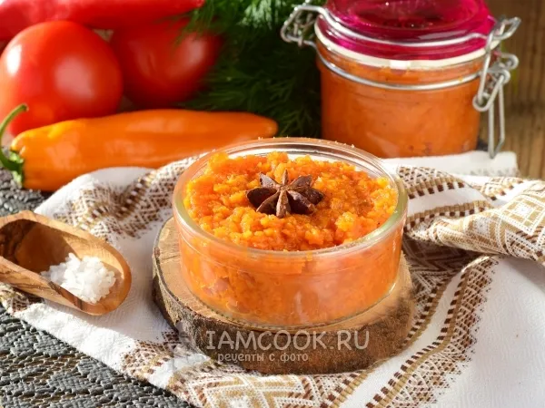 Фото блюда: Салат из моркови «Оранжевое чудо» на зиму