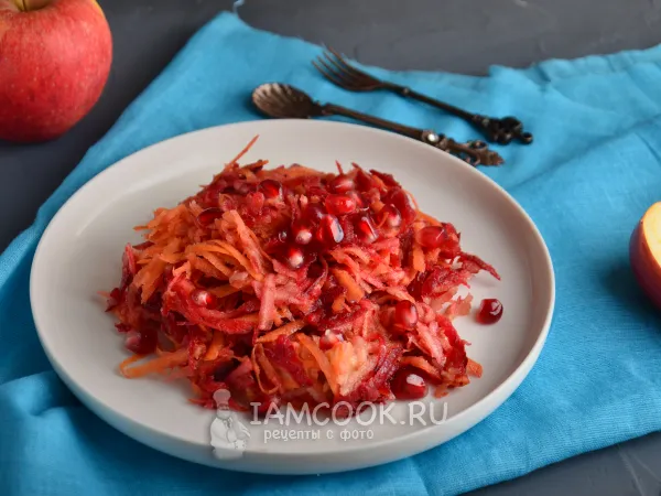 Фото блюда: Салат «Щетка» с гранатом