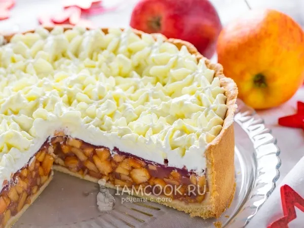 Фото блюда: Рождественский яблочный торт