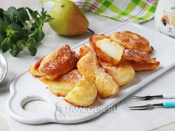 Фото готового блюда: Груши в кляре