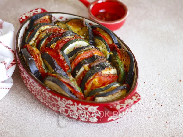 Фото блюда: Рататуй с моцареллой