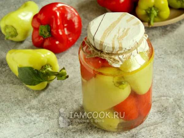 Фото блюда: Маринованный перец на зиму целиком с семенами