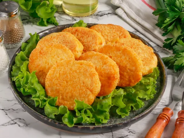 Фото блюда: Котлеты (икряники, оладьи) из икры минтая