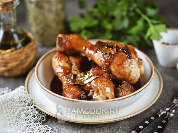 Фото готового блюда: Адобо из курицы по-филиппински