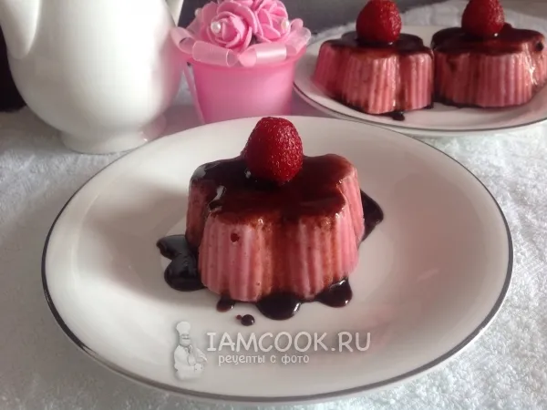 Фото блюда: Клубничное мороженое в шоколадной глазури