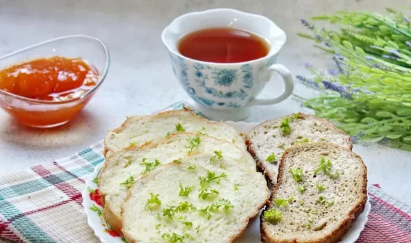 Фото блюда: Гренки в яйце в микроволновке