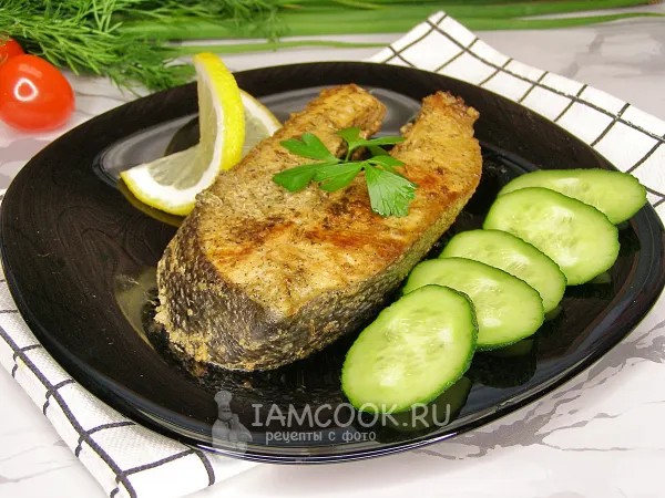 Фото блюда: Стейки кеты на сковороде