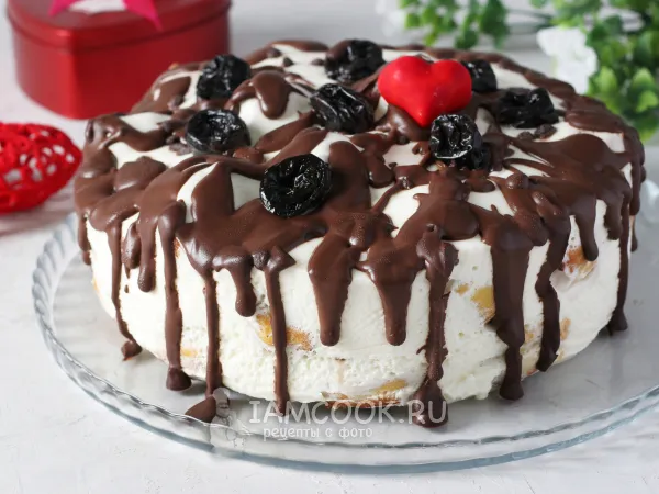 Фото блюда: Торт из профитролей