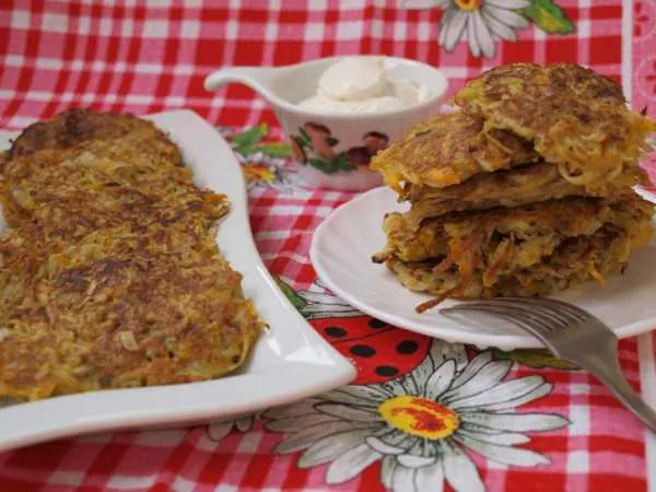 Фото блюда: Картофельно-тыквенные оладьи