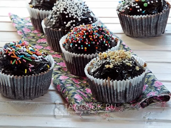 Фото блюда: Постные капкейки