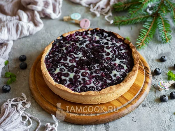 Фото блюда: Тарт с голубикой
