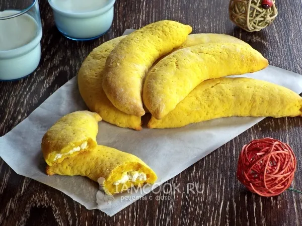 Фото блюда: Печенье «Бананы» с творогом