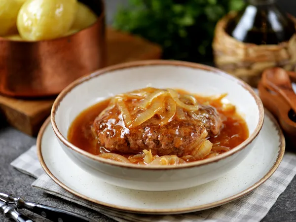 Фото готового блюда: Стейк Солсбери