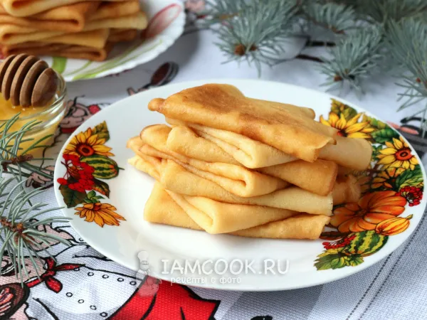 Фото готового блюда: Блины на желтках