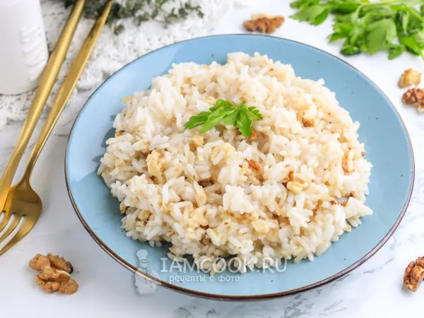 Фото блюда: Рис с орехами