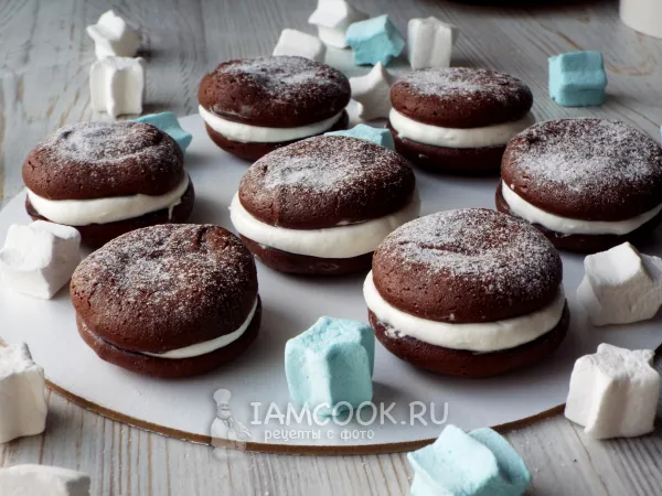 Фото готового блюда: Сэндвич брауни (печенье)