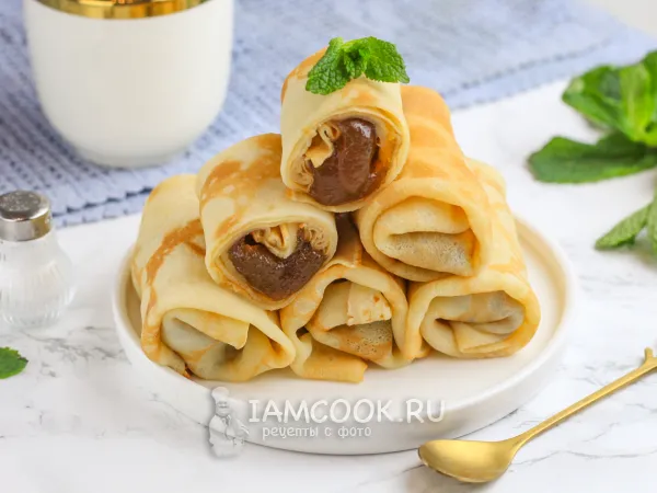 Фото блюда: Блины с повидлом