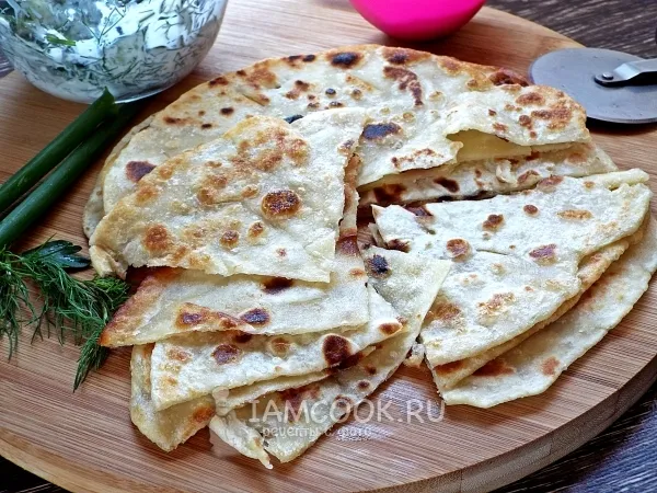 Фото блюда: Лепёшки на воде и муке на сковороде