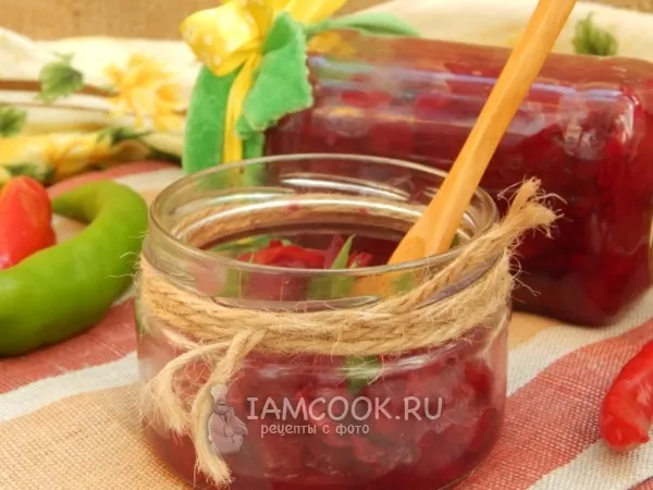 Фото готового блюда: Салат со свеклой, помидорами и луком на зиму