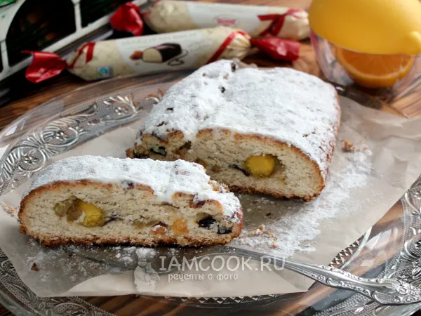 Фото блюда: Штоллен с марципаном