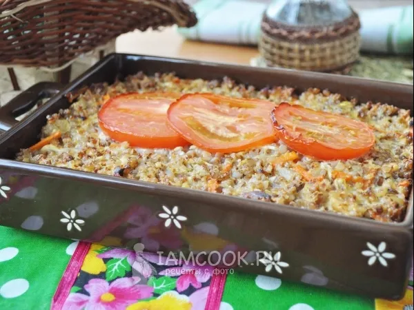 Фото блюда: Крупеник из гречневой каши