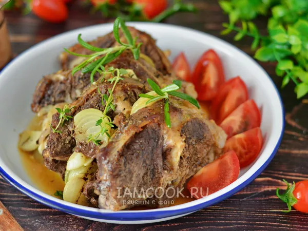 Фото блюда: Седло барашка в духовке в фольге