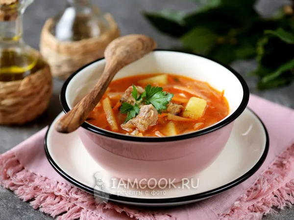 Фото блюда: Щи с репой и свежей капустой