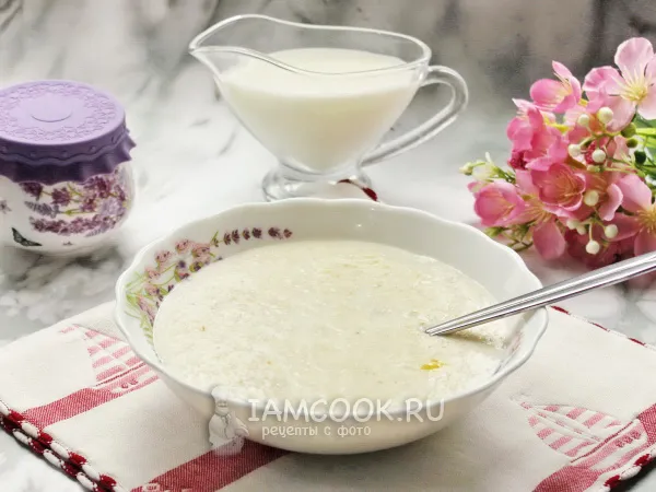 Фото блюда: Овсяный молочный суп