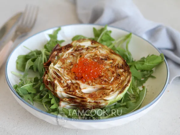 Фото блюда: Стейк из капусты в аэрогриле