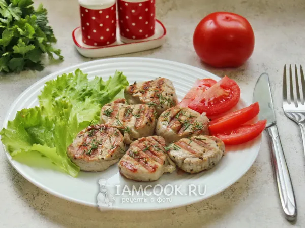 Фото блюда: Свиная вырезка на электрогриле