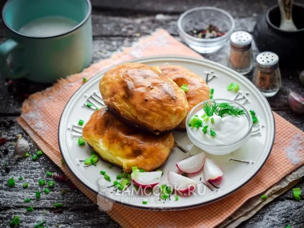 Фото блюда: Картофельные пирожки с фаршем
