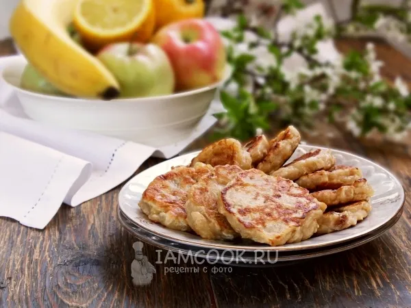 Фото блюда: Постные оладьи без дрожжей