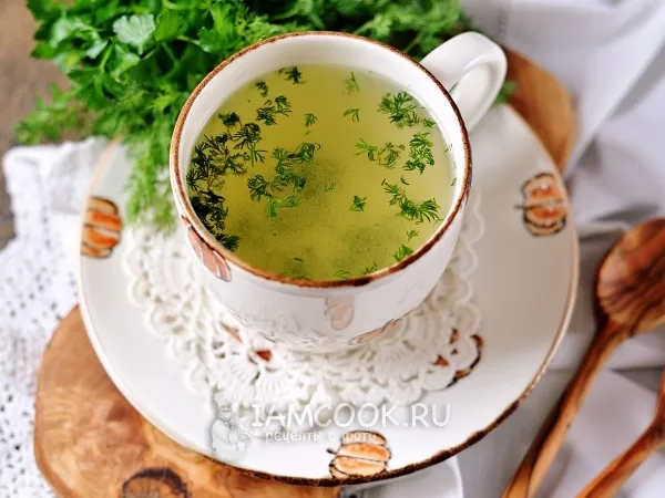 Фото готового блюда: Куриный бульон из грудки