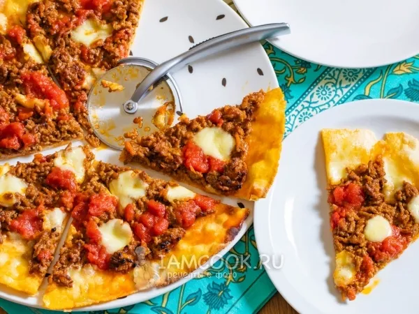 Фото блюда: Пицца Болоньезе