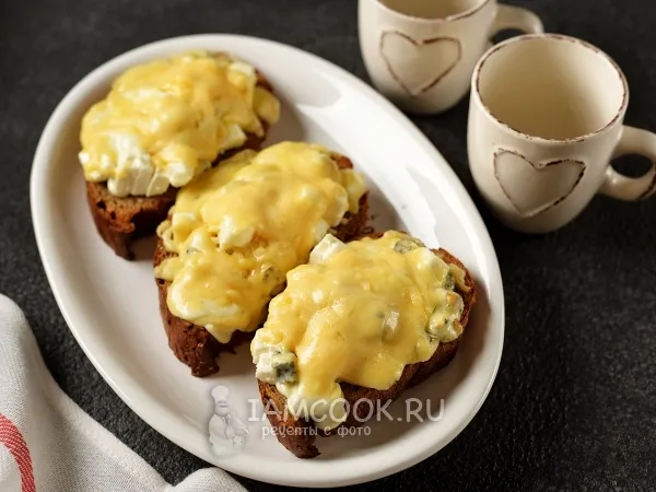 Фото блюда: Гренки «4 сыра»