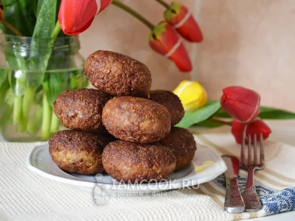 Фото готового блюда: Котлеты из утки