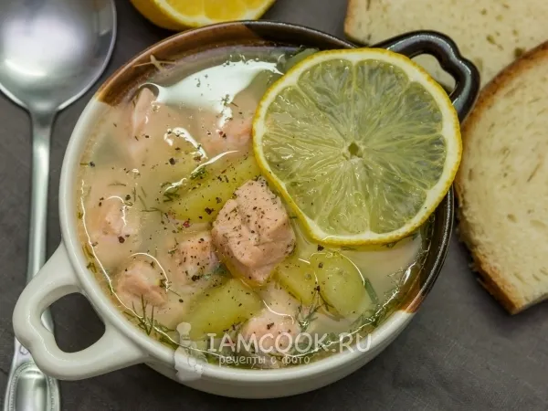 Фото блюда: Уха из красной рыбы