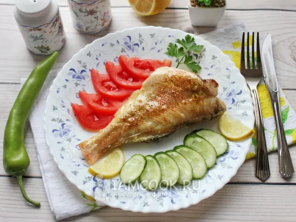 Фото блюда: Морской окунь на пару