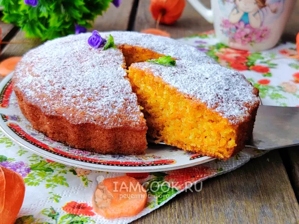 Фото блюда: Морковный кекс на рисовой муке