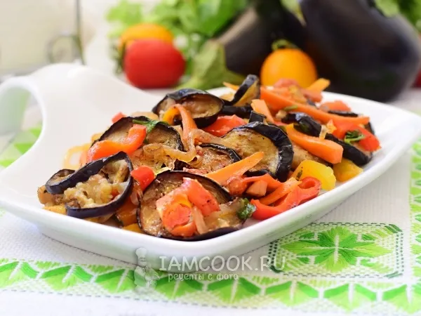 Фото блюда: Соте из баклажанов