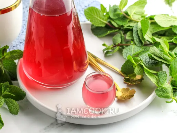 Фото блюда: Наливка из красной алычи (на водке)