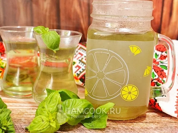 Фото блюда: Компот из базилика и лимона