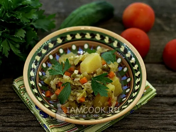 Фото блюда: Овощное рагу в скороварке