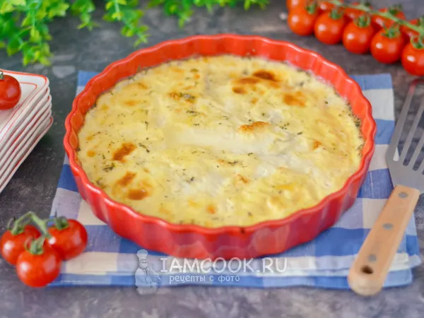 Фото блюда: Куриные грудки в омлете в духовке