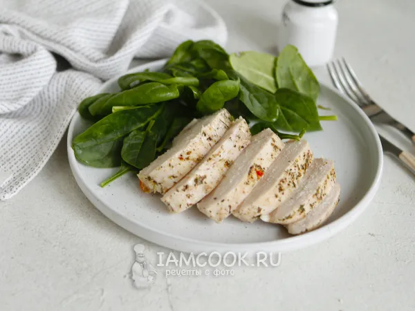 Фото блюда: Как приготовить куриную грудку в тарелке на пару?